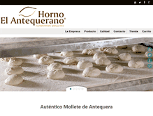 Tablet Screenshot of hornoelantequerano.com